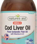 (2 Pack) - Natures Aid - Cod Liver Oil Liquid | 500ml | 2 PACK BUNDLE