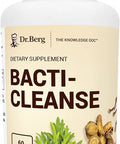 Dr. Berg's Bacti-Cleanse - 8in1 Immune Booster Supplements with Digestive and Inflammation Support Formula - Natural Phytonutrients Minerals and Rich in Antioxidants w/ Vitamin D3 & Zinc - 60 Capsules