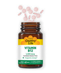 Country Life Vitamin B12 Supports Energy & Red Blood Cell Production 1000Mcg 60 Tablets Certified Gluten Free Certified Vegan Certified Halal