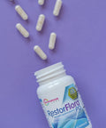 Microbiome Labs RestorFlora PD Yeast & Spore Probiotic - Daily Probiotic for Gut Health with Saccharomyces Boulardii - Probiotics for Digestive Health and Immune Support (21 Capsules)