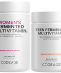 Codeage Immune Support Bundle Multivitamin for Women + Multivitamin for Teens