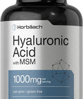 Hyaluronic Acid with MSM | 1000 mg | 120 Capsules | Non-GMO and Gluten Free Supplement | Bioavailable Formula | by Horbaach