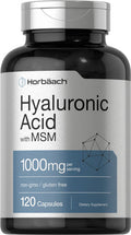 Horbaach Hyaluronic Acid With Msm 120 Capsules 1000 Mg