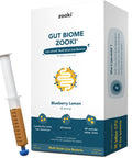 ZookiÃƒâ€šÃ‚Â® Gut Biome | Advanced Multi Strain Probiotics | Gut Health Digestive System - (Blueberry Lemon Flavour 30 Servings Pack of 1)