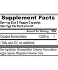 Evlution Pure Creatine Monohydrate Capsules 1000mg Nutrition Pre and Post Workout Recovery Vegan Creatine Pills for Muscle Gains and Muscle Recovery Supplement - Creatine Muscle Builder for Men