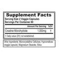 Evlution Pure Creatine Monohydrate Capsules 1000mg Nutrition Pre and Post Workout Recovery Vegan Creatine Pills for Muscle Gains and Muscle Recovery Supplement - Creatine Muscle Builder for Men