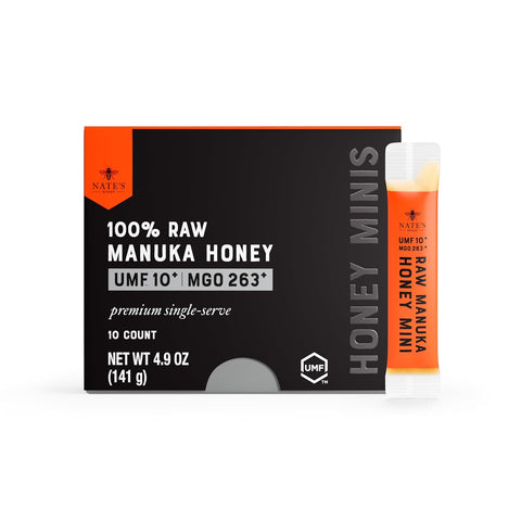 Nate's Manuka Honey - 13.2 oz Squeeze Bottle | Raw - New Zealand - MGO 512+ - UMF Certified 15+