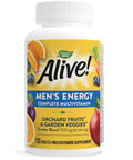Nature'S Way Alive! Men'S Complete Daily Multivitamin, Supports Energy Metabolism & Muscle Function*, With B-Vitamins, Gluten Free, 130 Tablets (Packaging May Vary)