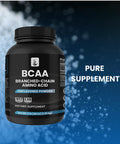 PURE ORIGINAL INGREDIENTS 2:1 Bcaa Powder, 3 Lbs, Branched-Chain Amino Acids, Unflavored, 907 Servings, Always Pure, No Additives Or Fillers