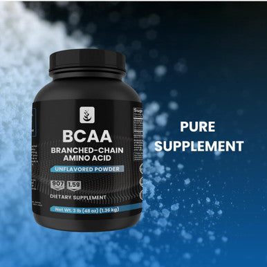 PURE ORIGINAL INGREDIENTS 2:1 Bcaa Powder, 3 Lbs, Branched-Chain Amino Acids, Unflavored, 907 Servings, Always Pure, No Additives Or Fillers