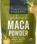 Viva Naturals Organic Maca Powder Gelatinized Maca Powder Organic Pervuian Superfood Traditionally Used for Energy Certified Organic Gluten Free and Non GMO 1 lb Bag