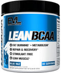 Evlution Stimulant Free Lean BCAA Powder Nutrition BCAAs Amino s Powder with CLA Carnitine and 2:1:1 Branched Chain Amino s Supports Muscle Recovery Fat Burn and Metabolism - Blue Raz