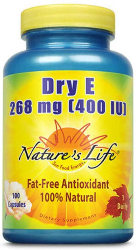 Nature's Life Dry E 400 IU | 100 ct