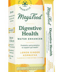 MegaFood Kombucha Powder - Probiotics For Digestive Health - Water Enhancer - Prebiotics And Probiotics For Women & Men - Support Gut Health - 2 Billion Cfu - Lemon Ginger - 10 Count (Pack Of 1)