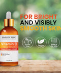MAJESTIC PURE Vitamin C Serum for Face, Anti Aging Serum with Vegan Collagen, Vitamin E, Aloe Vera Gel & Green Tea Extract - Hydrating Facial Serum for Dark Spots, Fine Lines and Wrinkles, 1 fl oz