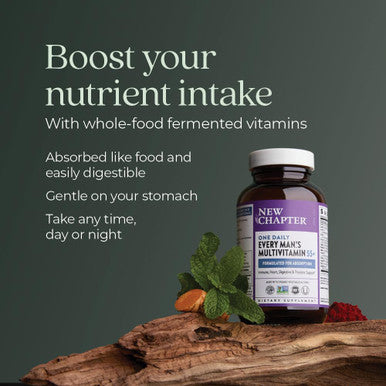 New Chapter Every Man's 1 Daily 55+ Multivitamin 72T
