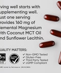 Sports Research Magnesium Glycinate Supports Restful Sleep & Enzymatic Processes 160 mg Chelated Magnesium Liquid Softgel 60 Count