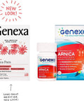 Genexa Arnica Tablets for Pain Relief Formula | Alleviate Muscle & Joint Pain Soreness & Stiffness | Delicious Organic Grape Flavor | Homeopathic Remedy Made Clean | 300 Chewable Tablets (3 Pack)