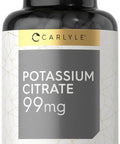 Potassium Citrate 99Mg | 200 Capsules | Non-Gmo And Gluten Free Supplement | By Carlyle