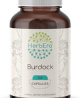 HerbEra Burdock 120 Capsules, 500 mg, Made with Burdock (Arctium Lappa) Dried Root (120 Capsules)