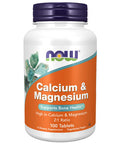 Now Foods Calcium Magnesium 1000/500 mg - 100 Tablets
