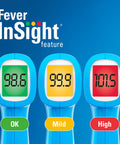 Vicks Non-Contact Infrared Thermometer for Forehead, Food and Bath Touchless Thermometer for , Babies, Toddlers and Kids Fast, Reliable, and Clinically Proven Accuracy