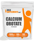 BulkSupplements Calcium Orotate Powder - Calcium Supplement - Raw Calcium Supplements - Bone Health Supplements - Calcium Powder - Calcium Supplement (100 Grams - 3.5 oz)