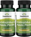Swanson Acidophilus & Apple Pectin 90 Capsules (2 Pack)