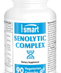 Supersmart Senolytic Complex Contain Quercetin Bromelin NMN Fisetin Anti Aging Anti Inflammatory Supplement NonGMO Gluten Free 90 Vegetarian Capsules