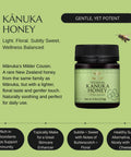 BeeNZ Raw KÃƒâ€žÃ‚Ânuka Honey ÃƒÂ¢Ã¢â€šÂ¬Ã¢â‚¬Å“ Pure New Zealand Monofloral KÃƒâ€žÃ‚Ânuka Honey, Natural Sweetener & Superfood for Wellness, Skin Care, and Gourmet Food Pairing - No Sugar Added, Pantry Staple, Hive-to-Jar Traceable (17.6 oz)