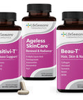 Lifeseasons Pausitivit With Beaut & Ageless Skincare Menopause Support Supplement Relief For Hot Flashes Hormone Imbalance & Night Sweats Sage Chasteberry Soy Isoflavones & Black Cohosh