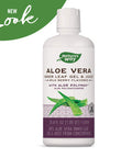 Nature'S Way Premium Aloe Vera Inner Leaf Gel & Juice 99% Purified, Wild Berry Flavored, 33.8 Fl Oz. 2-Pack(Packaging May Vary)