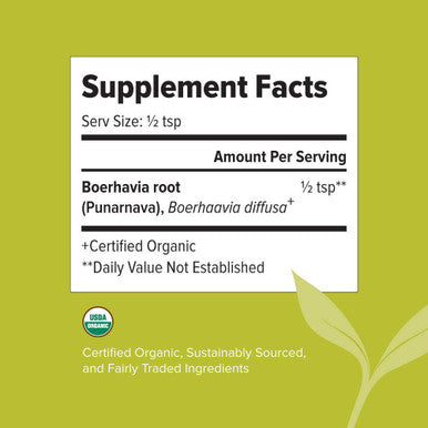 Banyan Botanicals Organic Punarnava Powder Boerhavia Diffusa For Weight Management, Liver & Kidney Support & More* 1/2Lb. Non-Gmo Sustainably Sourced Vegan