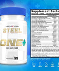 Steel Supplements One+ Once Daily Multivitamin For Men And Women Mineral Supplement For Immunity And Vitality Vitamins A B C D E, Biotin, Spectra, Zinc, Magnesium 30 Day Supply