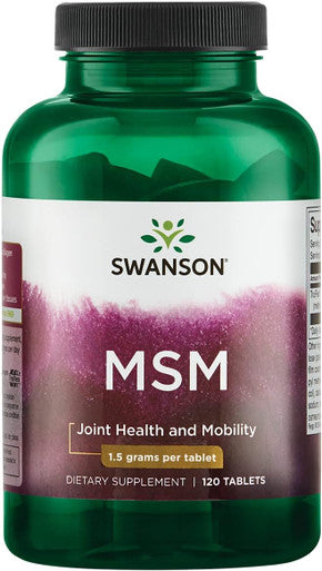 Swanson Msm 1500 Milligrams 120 Tabs