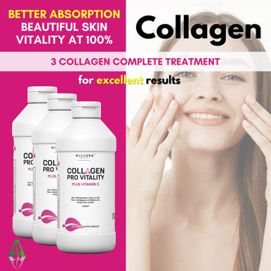 Hallusa Natural Colageno Liquido Hidrolizado Mas Vitaminas C