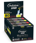 Pedialyte Sport Electrolyte Powder, Fast Hydration with 5 Key Electrolytes for Muscle Support Before, During, & After Exercise, 12 Lemon Lime & 12 Fruit Punch, 0.49-oz Packets (24 Count)
