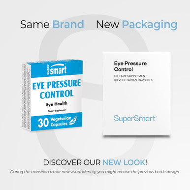 Supersmart Eye Pressure Control with Bilberry Extract Standardized to 36 Anthocyanins Natural Eye Health Anti Aging Supplement NonGMO Gluten Free 30 Vegetarian Capsules