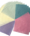A5 50 Sheets Natural Fiber Mulberry Tree,Mulberry paper Sheets Square Origami, Arts Folding Craft, Decoration, Paper for DIY Crafts. 8.3" x 5.8" (Purple Tone, A5)