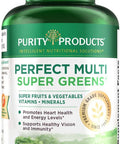 Purity Products Perfect Multi Super Greens Dietary Supplement Health Nutrition 120 Count