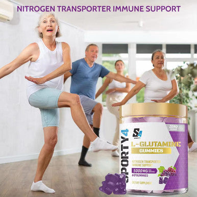 Sporty4 L Glutamine 5000mg No creatine Gummies