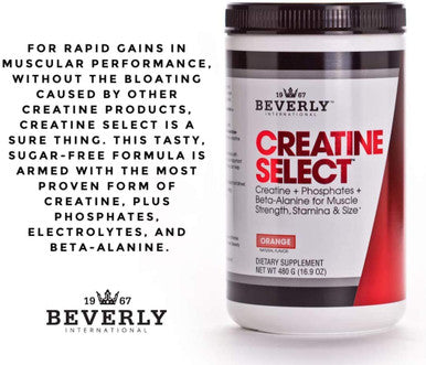 Beverly International Creatine Select + Phosphates + Beta Alanine Orange 480g