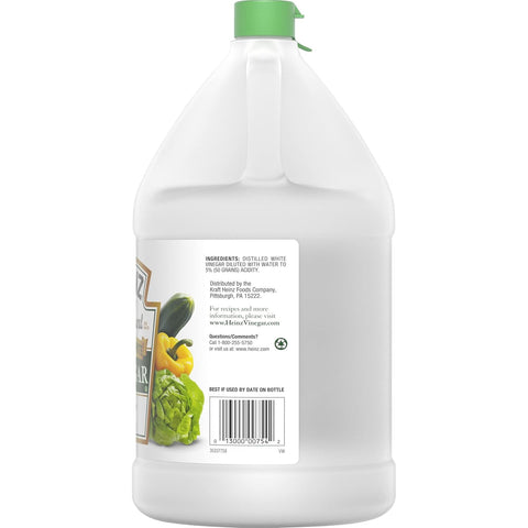 Heinz All Natural Distilled White Vinegar with 5% Acidity, 1 gal Jug