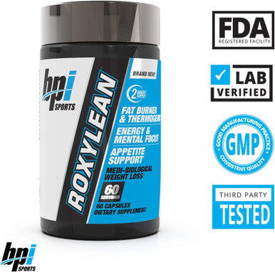 BPI Sports -Roxylean Extreme Fat Burner & Weight Loss Supplement, 60Count (Packaging May Vary)