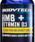 BODYTECH HMB + Vitamin D3 Supports Muscle Growth and Strength 360 Vegetable Capsules
