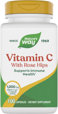 NatureS Way Vitamin C500 With Rose Hips 1000 Mg Per Serving 100 Capsules