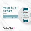 BetterYou Natural Magnesium Body Butter, 6.76 Ounce, 15% Concentration