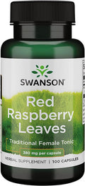 Swanson Red Raspberry Leaves 380 Milligrams 100 Capsules