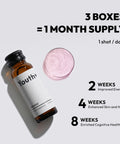 BIGVITA Youth+ | NAD+ Shots for Anti-Aging, Energy, Skin & Hair Health, Cognitive Support | Ready-to-Drink Supplement | Beauty from Within | Vegan, Made in USA
