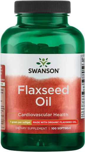 Swanson Flaxseed Oil (Omegatru) 1000 Milligrams 100 Sgels
